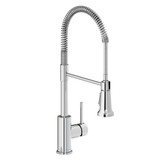 Elkay Avado Single Hole Kitchen Faucet with Semi-professional Spout and Lever Handle -Chrome - LKAV2061CR