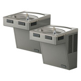 Elkay Wall Mount Bi-Level ADA Cooler, Non-Filtered Non-Refrigerated - Stainless - EMABFTLDDSC