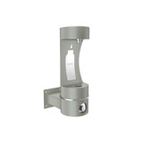 Elkay Outdoor ezH2O Single Arm Bottle Filling Station Wall Mount, Non-Filtered Non-Refrigerated - Gray - LK4405BFGRY