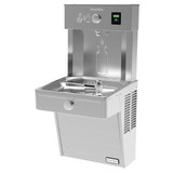 Elkay Halsey Taylor HydroBoost Vandal-Resistant Bottle Filling Station & Single ADA Cooler Non-Filtered Refrigerated - Stainless - HTHBHVR8-NF