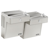 Elkay Cooler Wall Mount Bi-Level ADA Frost Resistant, Vandal-Resistant Non-Filtered Refrigerated - Stainless - VRCTLFR8SC