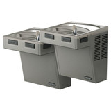 Elkay Wall Mount Bi-Level Reverse ADA Cooler, Non-Filtered Refrigerated -Light Gray Granite - EMABFTLR8LC