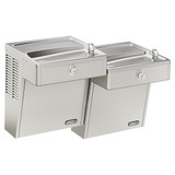 Elkay Cooler Wall Mount Bi-Level ADA Vandal-Resistant, Non-Filtered Refrigerated - Stainless - VRCTL8SC