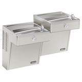 Elkay Cooler Wall Mount Bi-Level Reverse ADA Vandal-Resistant, Non-Filtered Refrigerated - Stainless - VRCTLR8SC
