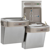 Elkay ezH2O Bottle Filling Station with Bi-Level ADA Cooler Dual Hands Free Activation Non-Filtered Refrigerated - Stainless - EZOOTL8WSSK
