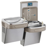 Elkay Enhanced ezH2O Bottle Filling Station, & Versatile Bi-Level ADA Cooler, Filtered Refrigerated - Stainless - LZSTL8WSSP