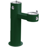ELKAY  LK4420EVG Outdoor Drinking Fountain Bi-Level Pedestal Non-Filtered, Non-Refrigerated - Evergreen