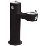 ELKAY  LK4420BLK Outdoor Drinking Fountain Bi-Level Pedestal Non-Filtered, Non-Refrigerated - Black