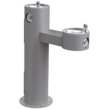 ELKAY  LK4420GRY Outdoor Drinking Fountain Bi-Level Pedestal Non-Filtered, Non-Refrigerated - Gray