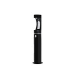 Elkay Outdoor ezH2O Bottle Filling Station Pedestal, Non-Filtered Non-Refrigerated - Black - LK4400BFBLK