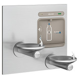 ELKAY  LZWS-EDFPBM117K ezH2O Bottle Filling Station with Bi-Level Integral SwirlFlo Fountain, Filtered Non-Refrigerated - Stainless