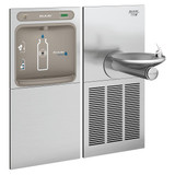 ELKAY  LZWS-SFGRN8K ezH2O Bottle Filling Station & SwirlFlo Single Fountain, High Efficiency Filtered Refrigerated - Stainless