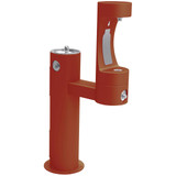 ELKAY  4420BF1LFRKTER Halsey Taylor Endura II Outdoor HydroBoost Lower Bottle Filling Station Bi-Lev Pedestal Non-Filtered Non-Refrigerated FR - Terracotta