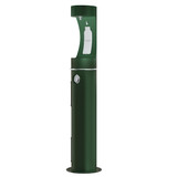 ELKAY  4400BFFRKEVG Halsey Taylor Endura II Outdoor HydroBoost Bottle Filling Station Pedestal Non-Filtered Non-Refrigerated Freeze Resistant - Evergreen