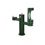 Elkay Outdoor ezH2O Lower Bottle Filling Station Tri-Level Pedestal, Non-Filtered Non-Refrigerated FR - Evergreen - LK4430BF1LFRKEVG
