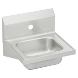 Elkay Stainless Steel 16-3/4" x 15-1/2" x 13", Single Bowl Wall Hung Handwash Sink - CHS17161