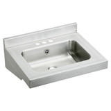 Elkay Stainless Steel 22" x 19" x 5-1/2", Wall Hung Lavatory Sink - ELVWO2219CS3