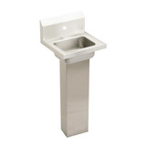 Elkay Stainless Steel 16-3/4" x 15-1/2" x 13", Single Bowl Wall Hung Handwash Sink - CHSP17161