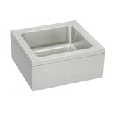 Elkay Stainless Steel 25" x 23" x 8" Single Bowl, Floor Mount Service Sink Package - EFS2523C