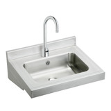 Elkay Stainless Steel 22" x 19" x 5-1/2", Wall Hung Lavatory Sink Kit - ELVWO2219SACC