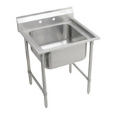 Elkay Rigidbilt Stainless Steel 33" x 29-3/4" x 12-3/4", Floor Mount, Single Compartment Scullery Sink - RNSF81242