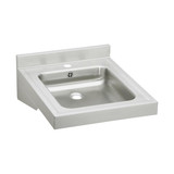 Elkay Sturdibilt Stainless Steel 19" x 23" x 4", Wall Hung Single Bowl Lavatory Sink - WCLWO1923OSD1