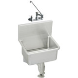 Elkay Stainless Steel 23" x 18-1/2" x 12, Wall Hung Service Sink Kit - ESSW2319C