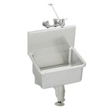 Elkay Stainless Steel 25" x 19-1/2" x 12, Wall Hung Service Sink Kit - ESSW2520C