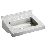 Elkay Stainless Steel 22" x 19" x 5-1/2", Wall Hung Lavatory Sink - ELV2219CS3