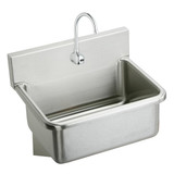 Elkay Stainless Steel 31" x 19.5" x 10-1/2", Wall Hung Single Bowl Hand Wash Sink Kit - EWS3120SACTMC