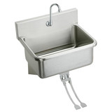 Elkay Stainless Steel 25" x 19.5" x 10-1/2", Wall Hung Single Bowl Hand Wash Sink Kit - EWS2520FC