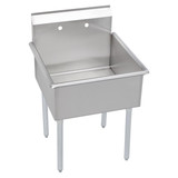 ELKAY  B1C18X18X Dependabilt Stainless Steel 21" x 21-1/2" x 42" 18 Gauge One Compartment Budget Sink with Stainless Steel Legs