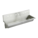 Elkay Stainless Steel 72" x 20" x 8", Wall Hung Multiple Station Hand Wash Sink - EWMA72206