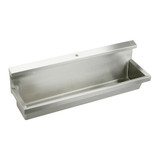 Elkay Stainless Steel 60" x 14" x 8", Wall Hung Multiple Station Urinal Kit - EUH6014C