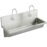 Elkay Stainless Steel 48" x 20" x 8", Wall Hung Multiple Station Hand Wash Sink Kit - EWMA4820SACC
