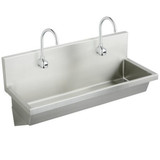 Elkay Stainless Steel 48" x 20" x 8", Wall Hung Multiple Station Hand Wash Sink Kit - EWMA4820SACTMC