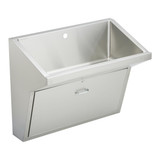 Elkay Stainless Steel 33" x 16-13/16" x 30", Wall Hung Single Station Surgeon Scrub Sink - EWSFAD136201