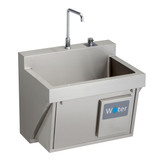 Elkay Stainless Steel 30" x 23" x 26", Wall Hung Single Bowl Surgeon Scrub Sink Kit - EWSF13026KWC