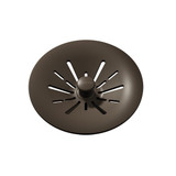 Elkay Quartz Perfect Drain 3-1/2" Removable Polymer Basket Strainer and Rubber Stopper -Chestnut - LKPDQSCN