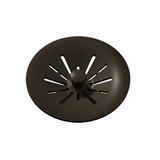 Elkay Quartz Perfect Drain 3-1/2" Removable Polymer Basket Strainer and Rubber Stopper -Mocha - LKPDQSMC