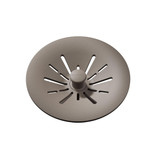 Elkay Quartz Perfect Drain 3-1/2" Removable Polymer Basket Strainer and Rubber Stopper -Silvermist - LKPDQSSM