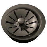 Elkay Quartz Perfect Drain 3-1/2" Polymer Disposer Flange with Removable Basket Strainer and Rubber Stopper -Chestnut - LKPDQD1CN