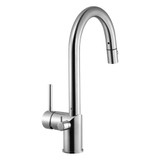 HamatUSA  SHPD-2000 PC Dual Function Pull Down with Shut Off Valve for Hot Water in Polished Chrome