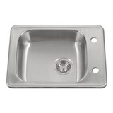 HamatUSA  TADA-2217ST-5.5-1-1 ADA Topmount Stainless Steel 1-hole Sink