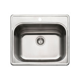 HamatUSA  REV-2522ST-12-1-1 Revive Laundry Topmount Sink - 22 x 16 1/2 inches