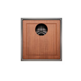 HamatUSA NER-1516BW Undermount PVD R10 Bar Workstation Sink - 17 x 17 13/16 inches