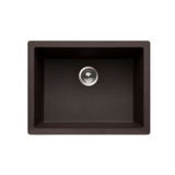 HamatUSA  SIO-2317SU-MO Granite Undermount Single Bowl Kitchen Sink, Mocha