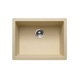 HamatUSA  SIO-2317SU-SD Granite Undermount Single Bowl Kitchen Sink, Sand