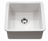 HamatUSA  CHE-1717BU-MWH Undermount Fireclay Bar Sink, Matte White