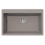 HamatUSA  SIO-3321ST-TA Granite Topmount Large Single Bowl Kitchen Sink, Taupe